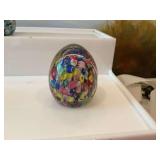 Vintage Murano Fratelli Toso Millefiori glass paperweight . 3 inches