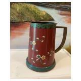Antique Japanese 5 1/2“ Cloisonne beer mug