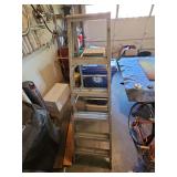 Werner Aluminum 6 ft step ladder with tray.