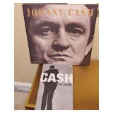 "Johnny Cash" book by Frank Moriarty and "Cash The Legend" with book and four CDs..