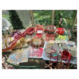 Final Christmas lot. See all photos. Patio table and chairs are not included.