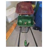 One wheel wheelbarrow and Scott