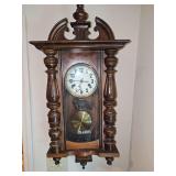Research indicates this is a  Silva Gong clock. Antique German timekeeper featuring a specialized acoustic gong system, commonly produced by the Hamburg American Clock Company (HAC) in the early 20th 