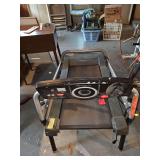 Exerpeutic therapeutic treadmill. Appears to be a two-person job to unfold it and set it up. No one else available at time of listing. Will show many pictures