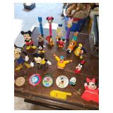 1962 Child Guidance Toys Inc. "Puffy" tugboat puzzle, model #904, toy guns with leather holsters, Vintage cartoon characters, two wooden nickels, a Cap