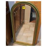 Uttermost company arch top framed mirror. 18.5 x 35.5 in tall.