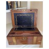 Antique 1800’s Victorian Writing Box - shows wear from age