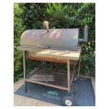 Hand crafted charcoal grill/smoker