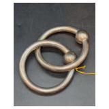 Authentic Tiffany & Co. Sterling Double Ring Rattle - in original box - 32 grams