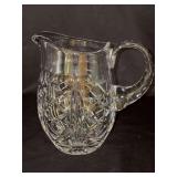 Beautiful CESKA Lead Crystal Pitcher - 7-1/4” tall