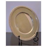 Unmarked sterling bread plate - 6-3/4” - 128.2 grams