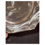 Set of (2) HOYA Crystal Peony 10oz. Tumblers - 5” tall