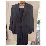 Men’s Paul Stuart 100% Wool Suit - jacket marked 43-37 Semi-Tall/Long - see pics for tag in pants