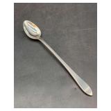 Tiffany & Co. long handled sterling baby feeding spoon - in original protective bag and packaging - 26 grams - priced at $65