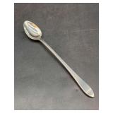 Tiffany & Co. long handled sterling baby feeding spoon - in original protective bag and packaging - 26 grams - priced at $65