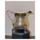 Unmarked Sterling creamer - 3-3/4” tall - 164.53 grams