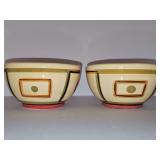 Two Gail Pittman 5 7/8-in bowls.