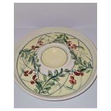 Gail Pittman 13-in chip and dip bowl.