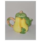 Jay Imports pear teapot. 4.75 in tall