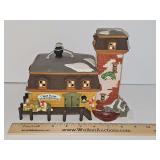 Dept 56 Heritage Village collection, New England Village series, CAPE KEAG FISH CANNERY. Tower is not cracked. It