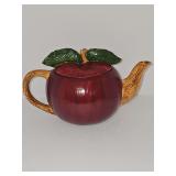 Decorative Apple teapot. 6 in tall