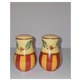 Gail Pittman salt and pepper shakers. 3.75 in tall