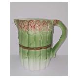 Asparagus pouring pitcher. 6.5 in tall
