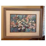 Beautiful signed Limited Edition (138/1250) Jack C. DeLoney “Dogwood’s” print with Certificate of Limited Edition - 39 x 30-3/4