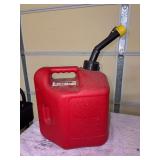 2gallon red plastic gas jug
