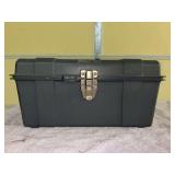 Stack-On plastic toolbox and contents