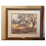 Beautiful signed Limited Edition (773/1250) Jack C. DeLoney “Packed With Pride” print with Certificate of Limited Edition - 37-1/2 x 32
