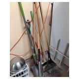 Grouping of lawn& garden tools