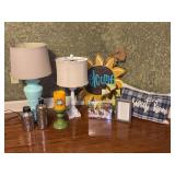 Grouping of home decor
