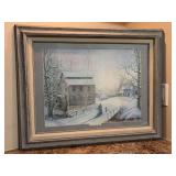 Limited Edition print (125/900) “The Way We Were” by Ted Barnett - framed in a nice gray washed frame - 26-1/2 x 24