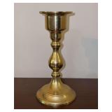 Solid brass 8” candlestick by Hampton Brass