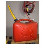 5-gallon gas jug (some gas in jug)