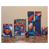 Grouping of Superman memorabilia