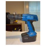 Drill Master 18V cordless 2-speed hammer drill - has battery but no charger - if found, will include