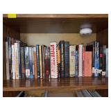 Shelf of books - various titles, subjects and authors