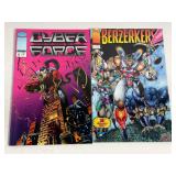 Image Comics Cyberforce #8 And Image Comics Berzerkers #1