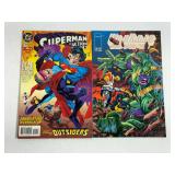 DC Comics Superman In Action Comics #704 And Image Comics WildC.A.T.s #14