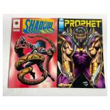 Valiant Comics Shadowman #20 And Image Comics Prophet #1