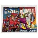 Malibu Comics Star Slammers #1 And Epic Comics Strange Combat Tales #4