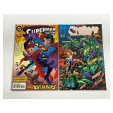 DC Comics Superman In Action Comics #704 And Image Comics WildC.A.T.s #14