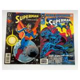 DC Comics Superman #86 And DC Comics Superman: The Man Of Steel #23