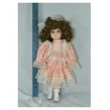 Westminster 702B 16" porcelain doll; as is