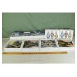 13 Bradford Exchange ceramic collectibles; as is