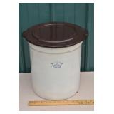 Crown 5 gallon stoneware pickling crock 12x14"h wi
