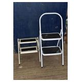 2 folding stools; as is