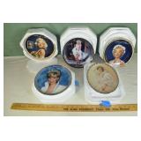 5 Bradford Exchange collectible plates of Marilyn